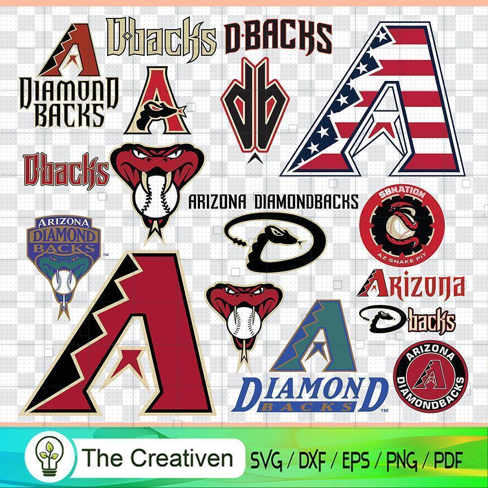 Arizona Diamondbacks Logo Bundle SVG Cut File for Cricut & Silhouette 1 Arizona Diamondbacks Logo Bundle SVG Cut File for Cricut & Silhouette