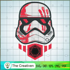 Stormtrooper 3 Line Blood SVG, Star Wars SVG, Star Wars Character SVG