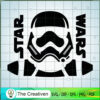 Star War Black And White Logo SVG Cut File for Cricut & Silhouette 2 54 starwars copy