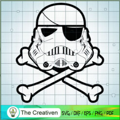 Star War Skull SVG, Star Wars SVG, Stormtrooper SVG