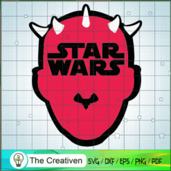 Star Wars Darth Maul Red SVG, Star Wars SVG, Darth Maul SVG