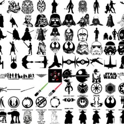 Star Wars Bundle SVG Vol 6 , Star Wars Movie SVG , Star Wars SVG