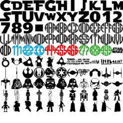 Star Wars Bundle SVG Vol 1 , Star Wars Movie SVG , Star Wars SVG