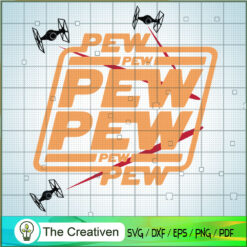 Pew Pew Flight Star War SVG, Star Wars SVG, Star Wars Logo SVG