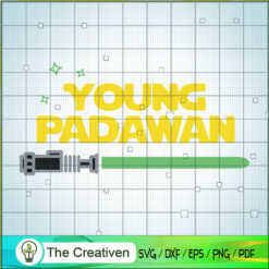 Young PadAwan SVG, Star Wars SVG, Star Wars Quotes SVG