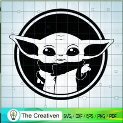 Baby Yoda Svg SVG Cut File for Cricut & Silhouette Design 10582