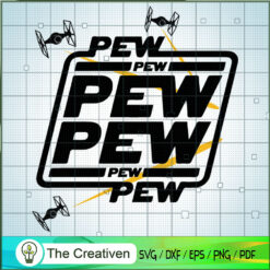 Pew Pew Star War SVG, Star Wars SVG, Star Wars Logo SVG