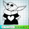 Yoda without Heart SVG Cut File for Cricut & Silhouette
