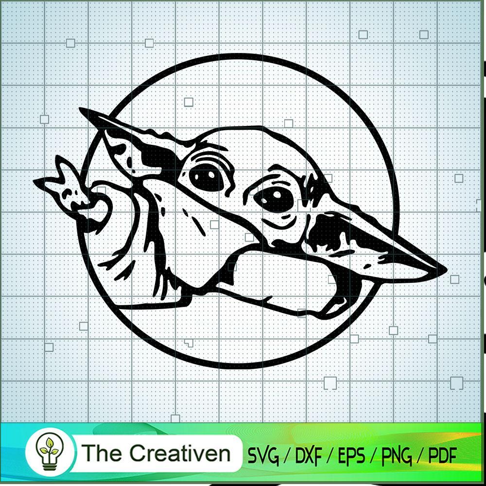 Baby Yoda Svg SVG Cut File for Cricut & Silhouette Design 10501 1 Baby Yoda Svg SVG Cut File for Cricut & Silhouette Design 10501