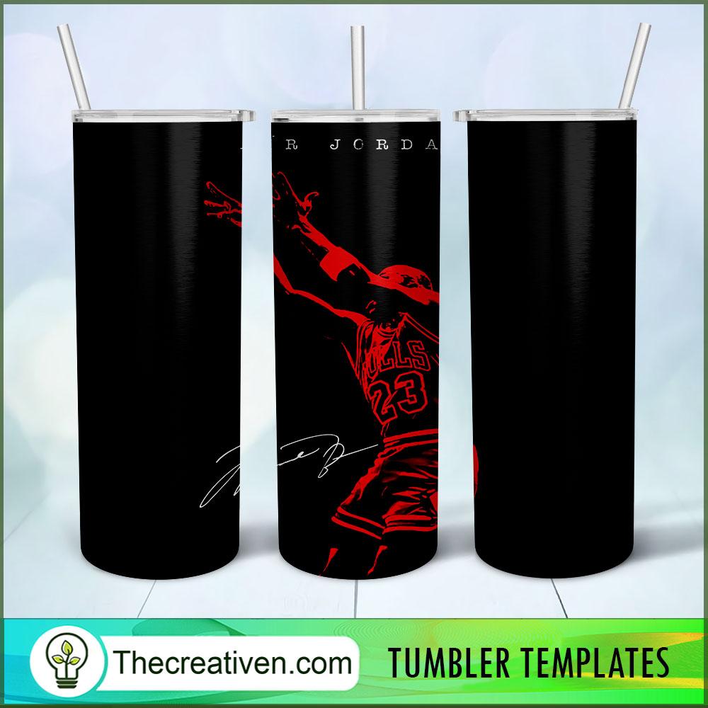 Michale Jordan Skinny Tumbler Wrap – Digital Download 1 Michale Jordan Skinny Tumbler Wrap – Digital Download