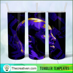 Kobe Face Art Skinny Tumbler Wrap – Digital Download