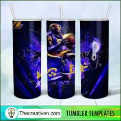 Kobe In Lakers Skinny Tumbler Wrap – Digital Download