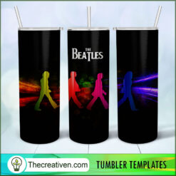 The Beatles Walk At Night Skinny Tumbler Wrap – Digital Download