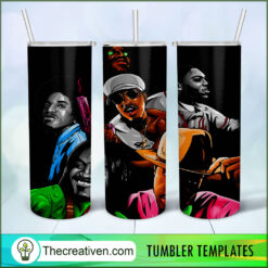 Rapper US Art Skinny Tumbler Wrap – Digital Download