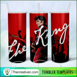 Elvis Presley The King Skinny Tumbler Wrap – Digital Download
