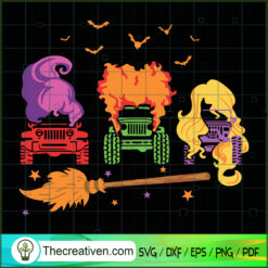 Witch Car SVG Cut File for Cricut & Silhouette