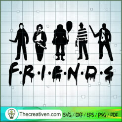 Friends Halloween SVG Cut File for Cricut & Silhouette Design 36035