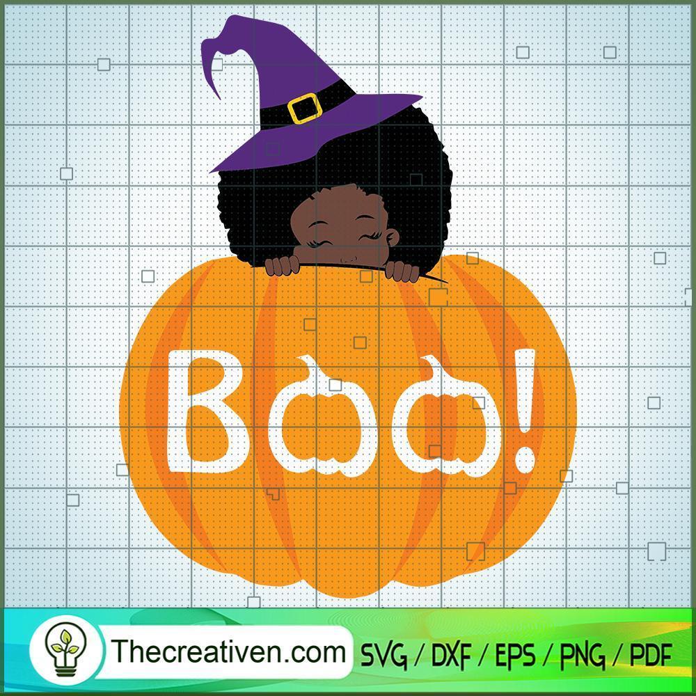 Boo Black Witch SVG Cut File for Cricut & Silhouette 1 Boo Black Witch SVG Cut File for Cricut & Silhouette