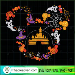 Mickey Head Halloween SVG Cut File for Cricut & Silhou Design 36004