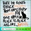 Twist the Bones Back Trim Him SVG, Scary SVG, Halloween SVG 2 28 copy 15