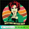 Resting Witch Face SVG, Scary SVG, Halloween SVG 3 39 copy 10