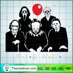 We Are Friends SVG, Horror SVG, Halloween SVG