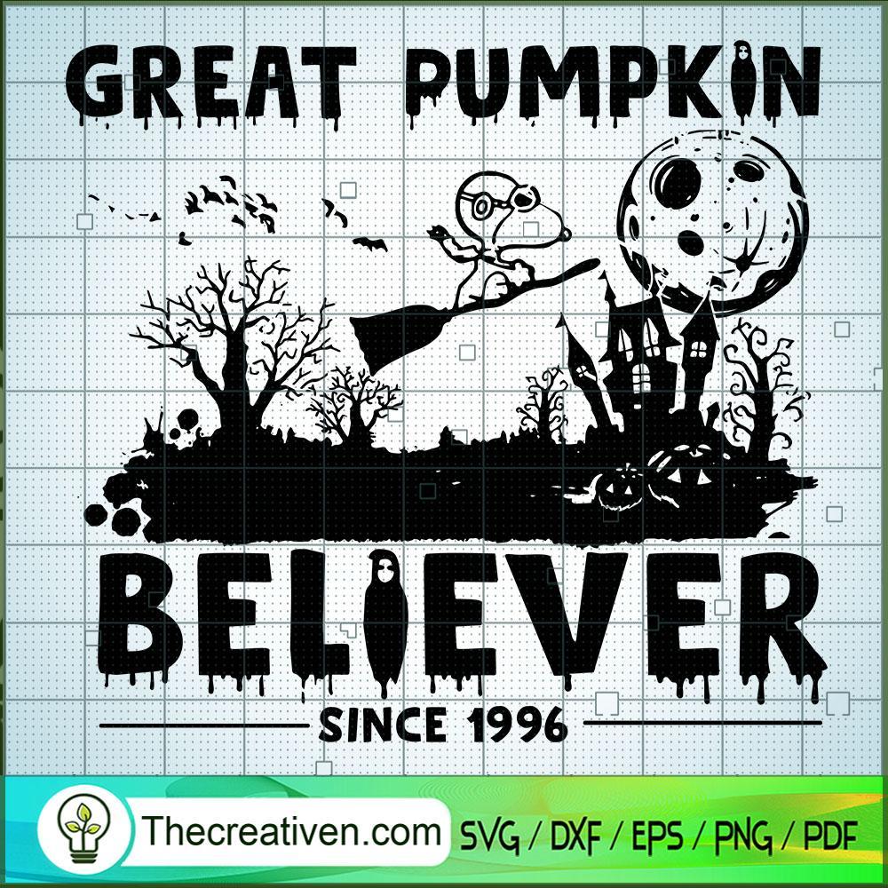 Great Snoopy Pumpkin Believer Since 1996 SVG, Scary SVG, Halloween SVG 1 Great Snoopy Pumpkin Believer Since 1996 SVG, Scary SVG, Halloween SVG