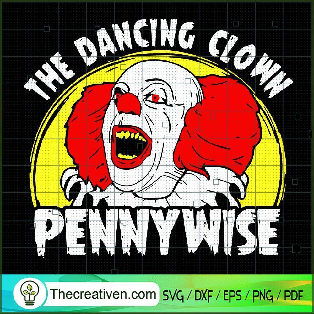 The Dancing Clown Pennywise SVG Cut File for Cricut & Silhouette 1 The Dancing Clown Pennywise SVG Cut File for Cricut & Silhouette