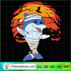 Halloween Dolphin SVG, Scary SVG, Halloween SVG