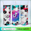 Tiktok Logo 20oz Tumbler Wrap – Digital Download Design 35160