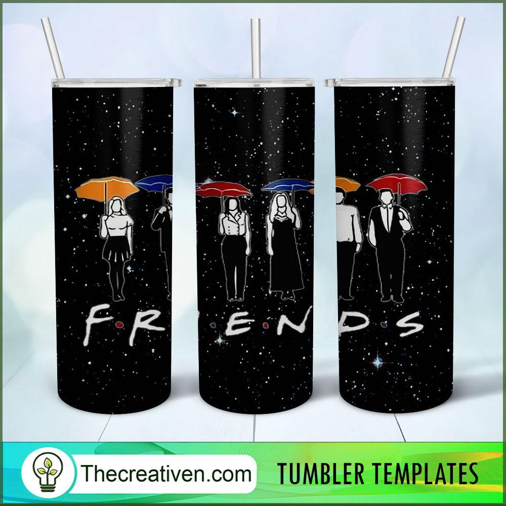Friends Umbrella In Night 20oz Tumbler Wrap – Digital Download 1 Friends Umbrella In Night 20oz Tumbler Wrap – Digital Download