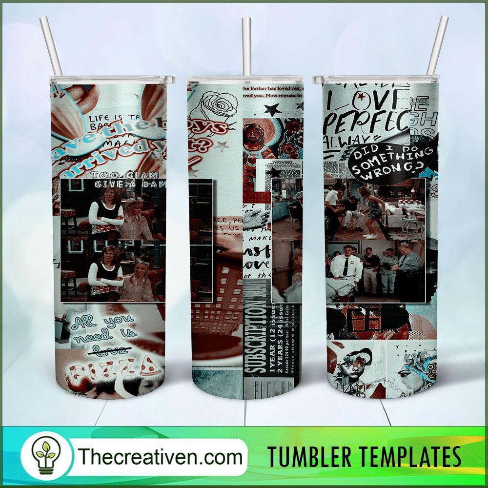 Friend Poster 20oz Tumbler Wrap – Digital Download 1 Friend Poster 20oz Tumbler Wrap – Digital Download