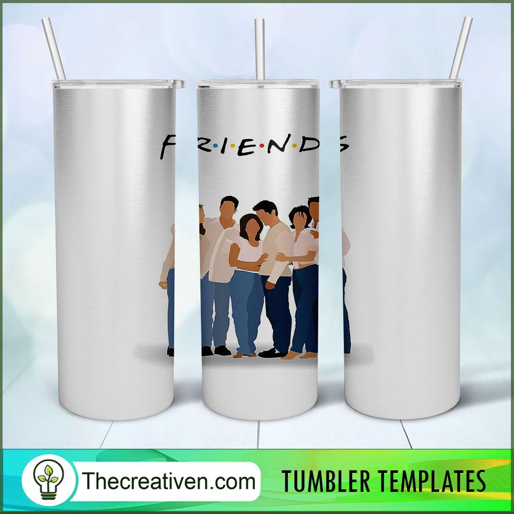 Member Of Friends 20oz Tumbler Wrap – Digital Download 1 Member Of Friends 20oz Tumbler Wrap – Digital Download