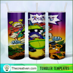 Funny Poster Rugrats Art 20oz Tumbler Wrap – Digital Download