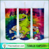 Colorful Rugrats Art 20oz Tumbler Wrap – Digital Download