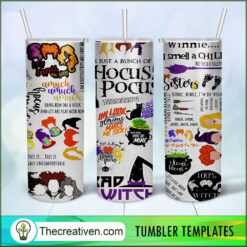 Cute Sticker Bundle Of Hocus P Tumbler Wrap Download