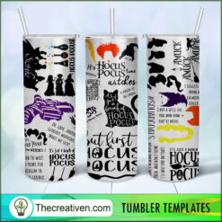 Bundle Of Hocus Pocus 20oz Tumbler Wrap – Digital Download
