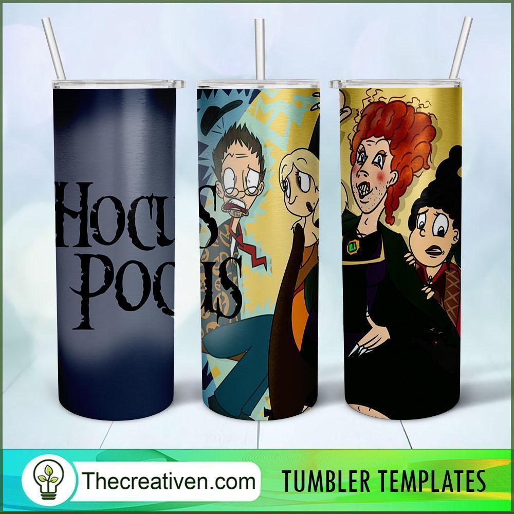 Cute Art Hocus Pocus 20oz Tumbler Wrap – Digital Download 1 Cute Art Hocus Pocus 20oz Tumbler Wrap – Digital Download