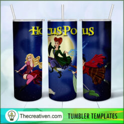 Hocus Pocus In Night 20oz Tumbler Wrap – Digital Download