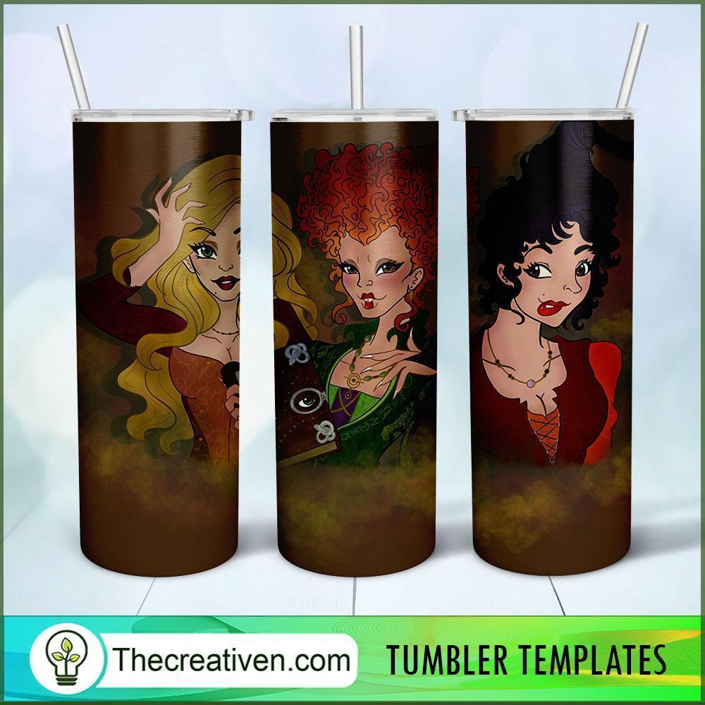 Hocus Pocus Water Color 20oz Tumbler Wrap – Digital Download 1 Hocus Pocus Water Color 20oz Tumbler Wrap – Digital Download