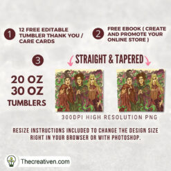 Old Picture Hocus Pocus 20oz Tumbler Wrap – Digital Download 3 Old Picture Hocus Pocus 20oz Tumbler Wrap – Digital Download - Image 2