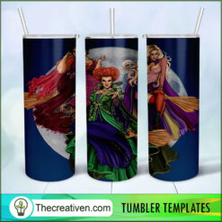 Hocus Pocus Art 20oz Tumbler Wrap – Digital Download Design 34958