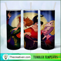 Sanderson Sister Art 20oz Tumbler Wrap – Digital Download