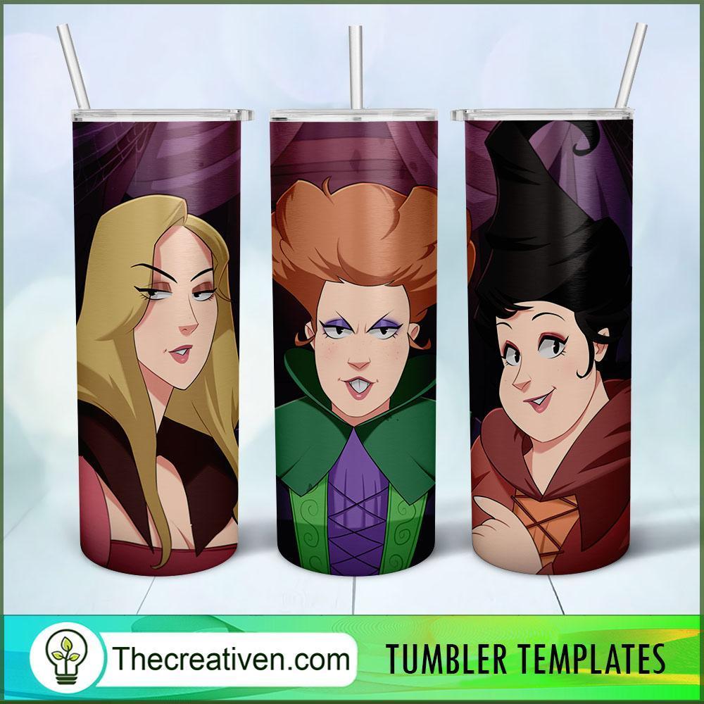 Bad Witch Halloween Art 20oz Tumbler Wrap – Digital Download 1 Bad Witch Halloween Art 20oz Tumbler Wrap – Digital Download