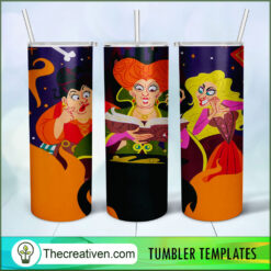 Hocus Pocus Art 20oz Tumbler Wrap – Digital Download Design 34954
