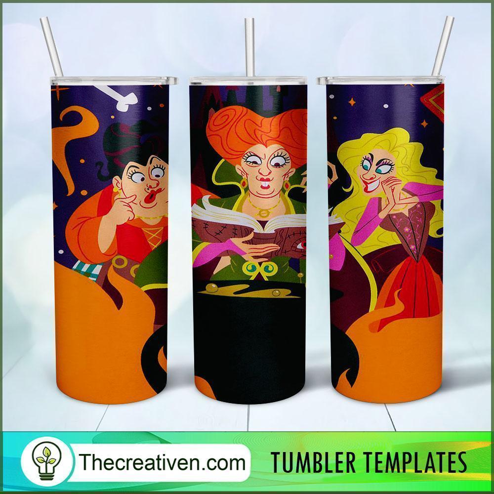 Hocus Pocus Art 20oz Tumbler Wrap – Digital Download Design 34954 1 Hocus Pocus Art 20oz Tumbler Wrap – Digital Download Design 34954