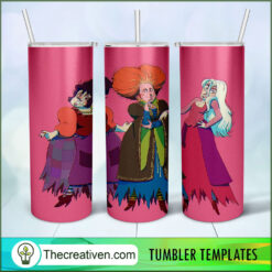 Hocus Pocus Pink Draw 20oz Tumbler Wrap – Digital Download