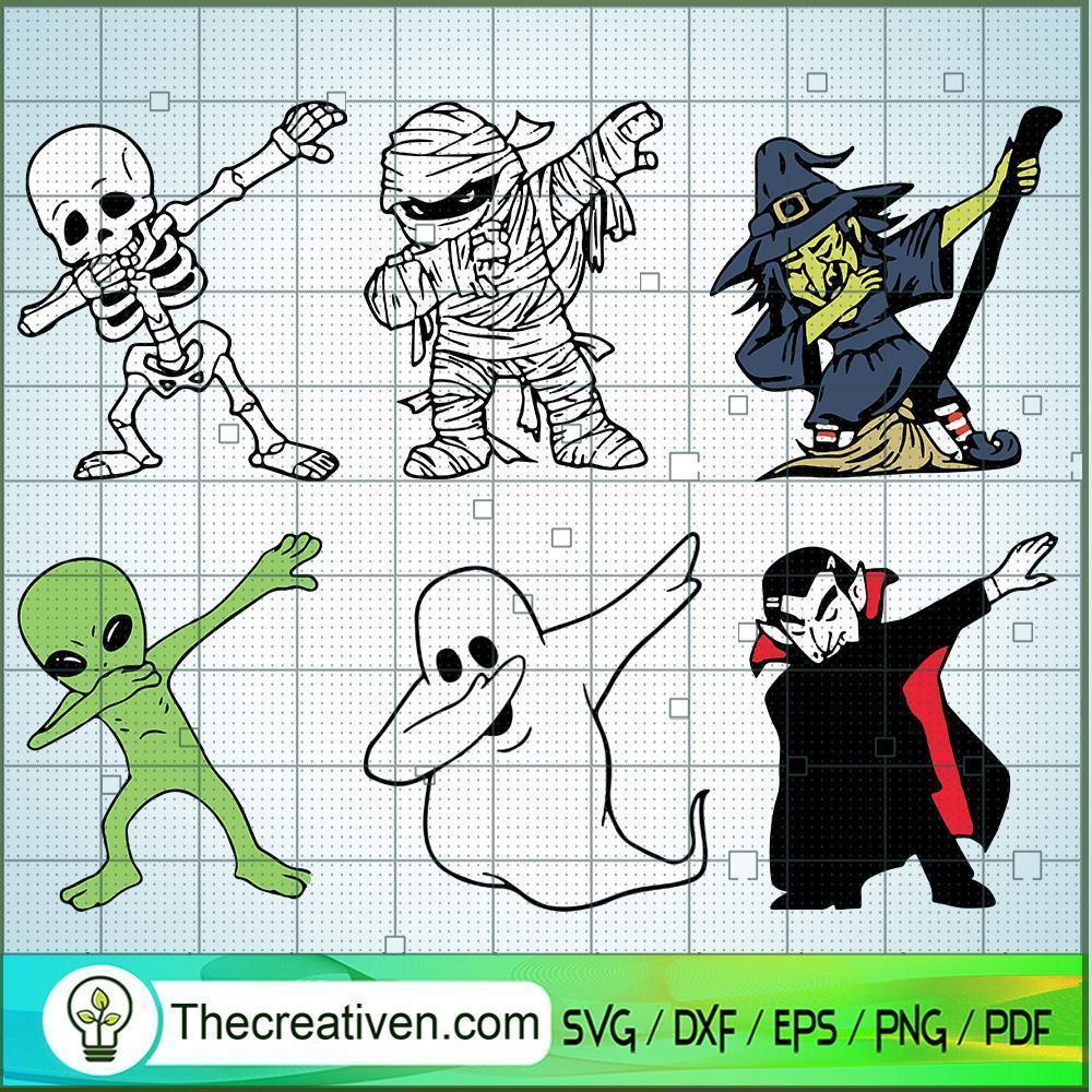 Halloween Dabbing Bundle SVG, Halloween Bundle SVG, Halloween SVG 1 Halloween Dabbing Bundle SVG, Halloween Bundle SVG, Halloween SVG