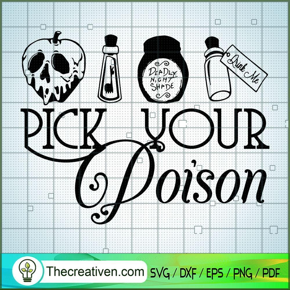 Pick Your Poison SVG, Scary SVG, Halloween SVG 1 65 copy 6