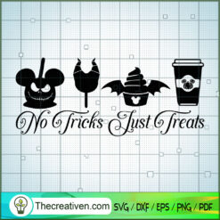 No Tricks Just Treats SVG, Scary SVG, Halloween SVG